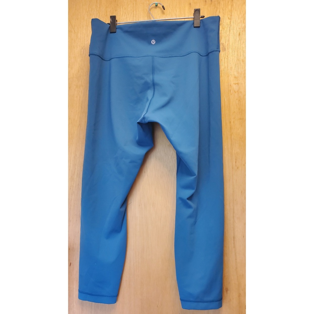 Lululemon Wunder Train HR Tights 25" - Size 18 Teal
